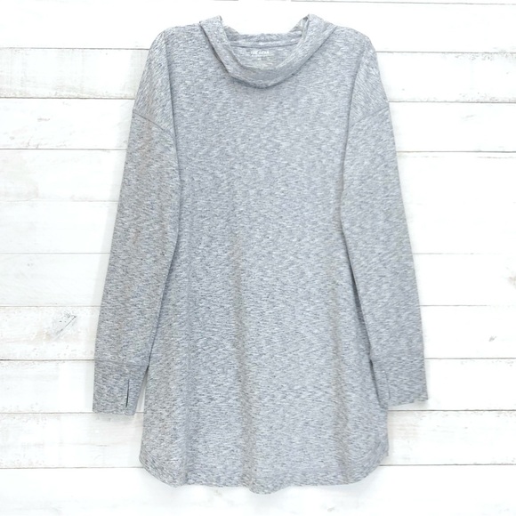 tek gear Tops - Tek Gear Hooded Tunic • Sz XL • Gray Heather • EUC